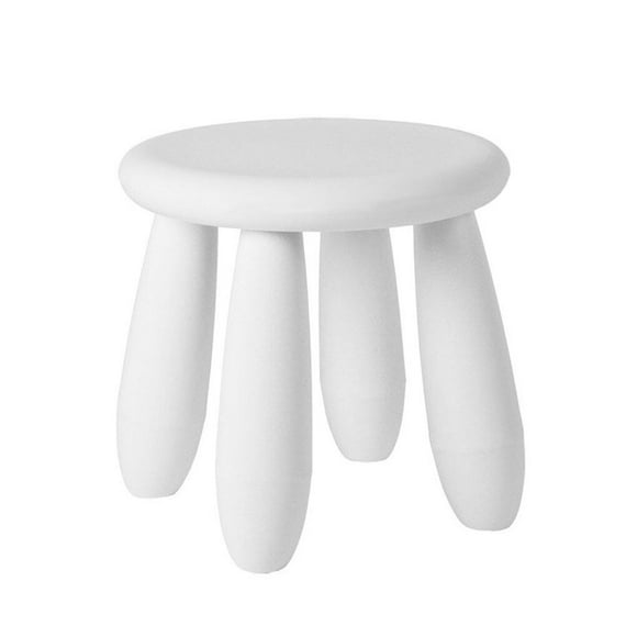 Household Children Plastic Stool Adult Seat Home Bathroom Entrance Thickened Footboard Kindergarten Floor Bench Non-slide Furniture White