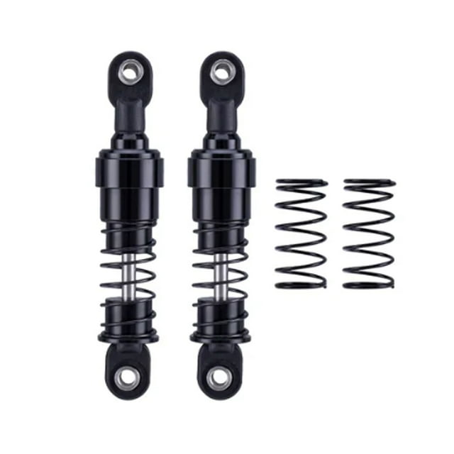 Xingzhi 2pack/lot Aluminium Big Bore Shocks Oil Damper For 1/10 RC Crawler LCG Cheater Rigs SCX10 TRX4 Front Rear Shock Black 2