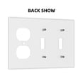 thumbnail image 2 of Dandelion Switch Cover Decorative Wall Plate 3-Gang 2-Toggle 1-Duplex Standard Size, 2 of 5