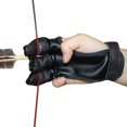 thumbnail image 4 of koolsoo Glove 3 Finger guard Cow Leather Shooting Protective Gear for Left Right, 4 of 9