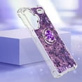 thumbnail image 5 of Funda para Xiaomi Redmi Note 13 Pro Plus 5G con Brillo Líquido Flotante, Purpurina, Parachoques y Anillo Giratorio Soporte, 5 of 5