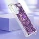 thumbnail image 5 of Funda para Xiaomi Redmi Note 13 Pro Plus 5G con Brillo Líquido Flotante, Purpurina, Parachoques y Anillo Giratorio Soporte, 5 of 5