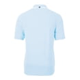 thumbnail image 3 of Men's Cutter & Buck Light Blue Kansas City Royals City Connect Virtue Eco Pique Stripe Recycled Polo, 3 of 3