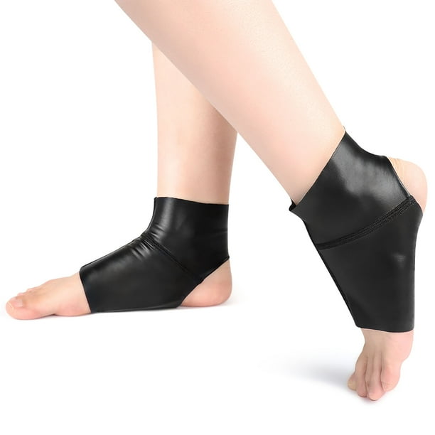 Tobillera, Tobillera, Manga De Compresión Para Pies, Tobilleras, Manga Transpirable, Tela, Tobillo, Almohadilla Para Pie, Combinación, Negro, Talla única Para Trabajo, Gimnasio,