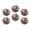 C2488, variant on Glass Refrigerator Magnet 6Pcs Magnetic Fridge Sticker,Decor for Kitchen,Whiteboard,Cabinet,Geometric And Ornate Fox Like Creature Artwork
