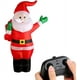 thumbnail image 1 of Juguete Santa Claus Inflable de 4 Pies con Control Remoto, Decoración Navideña para Fiestas y Eventos Al Aire Libre, 1 of 9