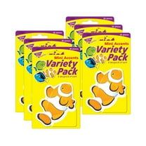 Trend Enterprises T-10822-6 Classic Accents Mini Fish Variety Pack - Pack of 6