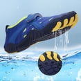 thumbnail image 5 of JAJAHO Barefoot Water Shoes For Kids Breathable Quick Dry Hook And Loop Hiking Swim Beach Pool Sport Shoes For Boys Girls 4-14Y, 5 of 8