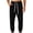 #0224-Black, variant on Men Twill Fabric Drawstring Tapered Jogger Pants Loose American Style Sports Sweatpants Beige S Gift