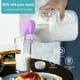 thumbnail image 3 of Botella de vidrio para leche Ritayedet, paquete de 4, 1,9 L con pico de silicona, 3 of 7