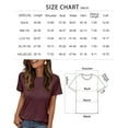 thumbnail image 3 of SUNBS Blouses for Women Casual Summer Tops Short Sleeve T-Shirt Crewneck Dressy Womens Clothes, 3 of 8