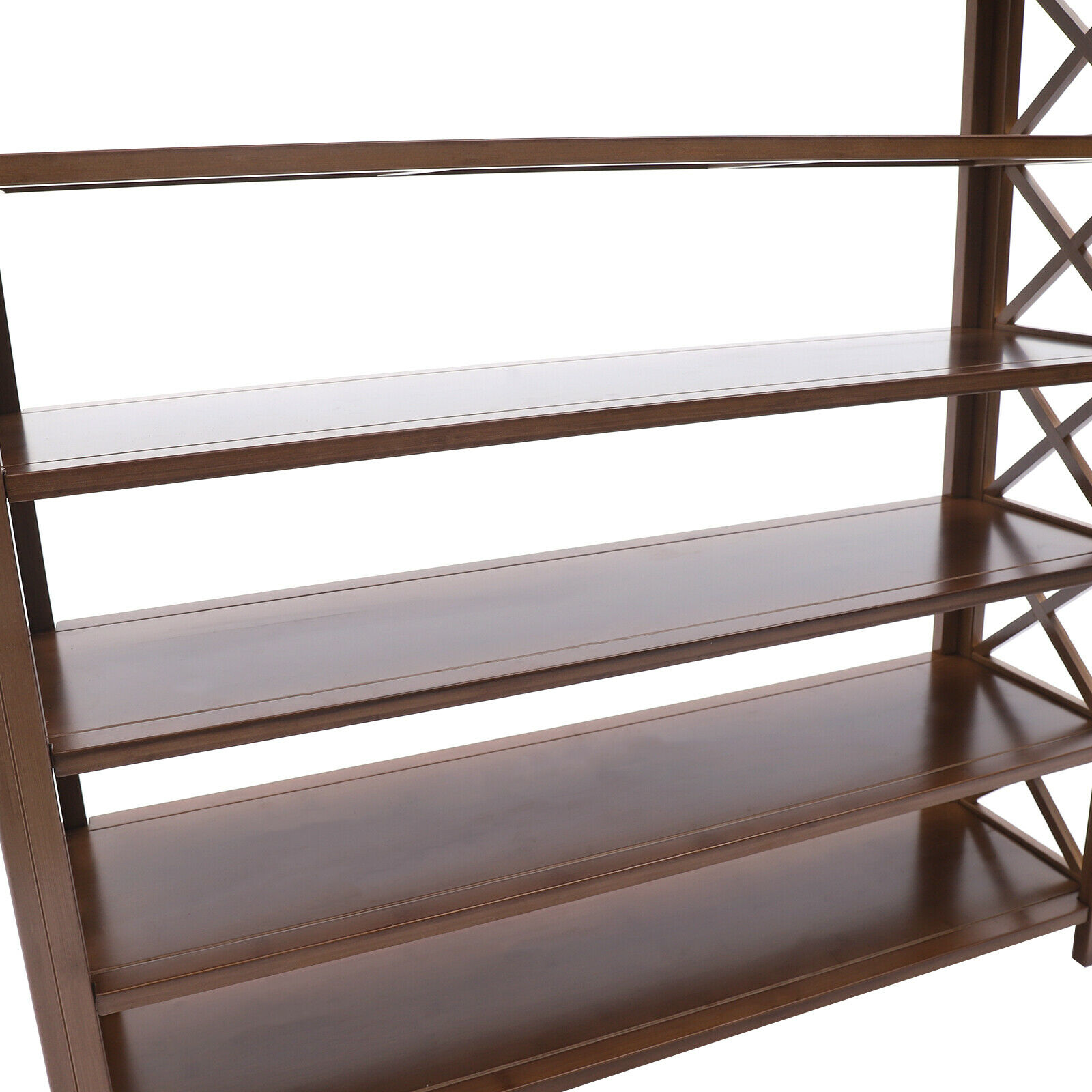 6 Tiers Entryway Shoe Rack 20 Pairs Bamboo Shelf 330lb Shoe Storage Organizer Shelf 39.37inx11.22inx39.76in Entryway Brown Shoe Bench