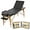 Black-3 Fold-wood, variant on Massage Table Massage Bed, Portable 3 Section Foldable Tattoo Bed, Height Adjustable Lash Spa Bed with Face Cradle, Home Light Weight Facial Salon Bed with Wood Frame, Black