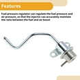 thumbnail image 4 of Regulador de presión de inyección de combustible Unique Bargains para Chevrolet 1.6L Tracker 1998 96068642/1516058B00 Aleación de aluminio 20-70 Psi Resistente a la corrosión 1 Pc, 4 of 6