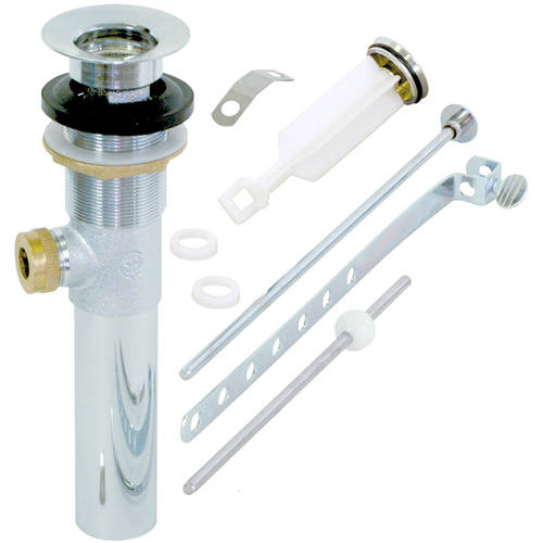 EZFLO 10901 Bathroom Sink PopUp Assembly, 22Gauge Tailpiece