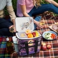 thumbnail image 5 of FORMRS Insulated Cooler Bag 24 Cans Capacity Soft Leakproof Lunch Box with Side Pockets, Night Purple Road, 5 of 7