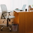 thumbnail image 4 of SHOWERORO 1Pack Brown Plastic Small Trash Bin For Office 11.8X8.3X6.4In, 4 of 6