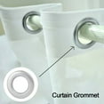 thumbnail image 3 of Home Decoration Curtain Accessories Mute Bathroom Plastic Hanging Curtain Eyelet Ring Curtain Grommet Curtains Grommet Top Hanging Curtain Ring 6, 3 of 8