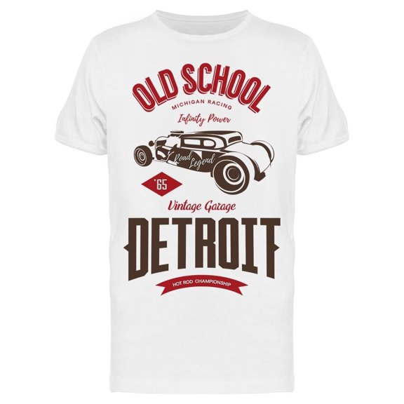 Red Vehicle Detroit Tee Men's -Image by Shutterstock