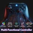 thumbnail image 5 of Fosmon Wireless Controller Compatible with Switch 2/1/Lite/OLED/Steam Deck/Android/iOS (Wired Mode for PC) Gaming Pro Controller with Turbo, Motion Control, Vibration, Digital Triggers, USB-C Chargin, 5 of 7