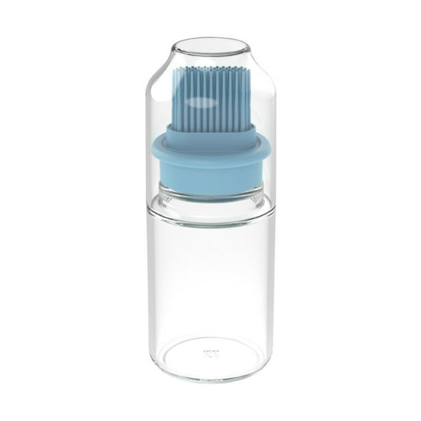 Advancent Botella de aceite de silicona para parrilla de barbacoa con cepillos para barbacoa, asado, resistente al calor, cepillos para hornear aceite con Cocina y Comedor azul Advancent HA004674-02B
