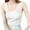 White, variant on Uaswgudfs Women's Stretch Cotton V-Neck Sleeveless Ribbed Seamless Crop Tank Top Fashion Casual tops