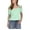 05 Mint Green, variant on bnaln Summer Tops for Women Sale Sexy Cold Shoulder T-Shirts 2025 Trendy Eyelet Hollow Out V Neck Short Sleeve Tunic Shirts Loose Casual Flowy Blouse Plus Size Tees Y2K Going Out Tops