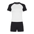 thumbnail image 3 of Yuhangmm Short Sets for Women, Women's Sleeveless Shorts Casual Summer Outfit With Headband Comfortable Two Piece Athletic Bottoms Black XL, 3 of 4