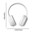 thumbnail image 3 of CXALSSY X3 Active Noise Cancelling Headphones, Over-Ear Headphones with Mic for Kids/Adults/Teen/School/TV, White, 3 of 7