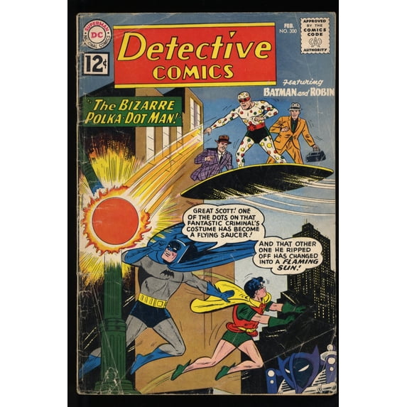 Detective Comics #300 GD+ 2.5 1st Appearance Polka Dot Man! Comic Book