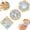 Rabbit -3 Sets, variant on DIY Glass Mosaic Tiles Kit for Adults with Wooden Coasters, Mixed Color Mosaic Art Craft Kit for Home Decor Gifts, Multiple Options: 2/3/4 Sets & Styles (Colorful, Rabbit, Mixed Color, Style B/C/D)