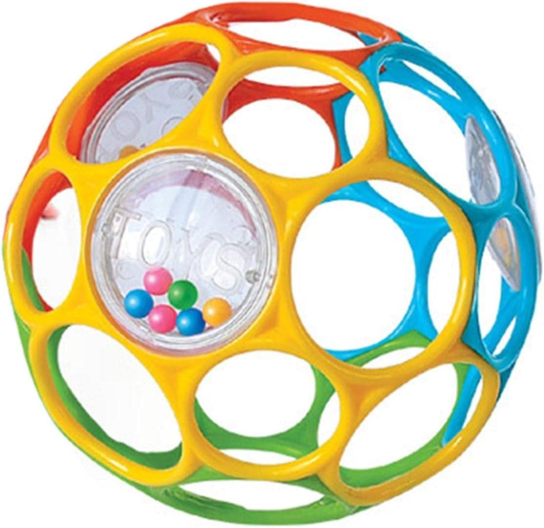 Pelota Sensorial Oball Para Bebés – Fácil Agarre – Libre De BPA – Textura Única – 9.5 Cm – Regalo Educativo De 0 A 12 Meses