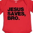 thumbnail image 4 of Inktastic Jesus Saves Bro Christian Boys or Girls Long Sleeve Baby Bodysuit, 4 of 5