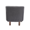 thumbnail image 4 of Porthos Home Kady Fabric Barrel Accent Chair with Rubberwood Legs, 4 of 5