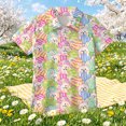 thumbnail image 2 of JIAYUE Boy's Child T Shirt Classic Turn Down Collar Pattern Printed Short Sleeved Summer Shirts Casual Beach Comfort Fashion Tees,3-4 Years, 2 of 3