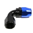 thumbnail image 2 of 10 Pieces Of BLACK/BLUE-12AN AN12 90 Degree Swivel Oil/Fuel/Gas Line Hose End Fitting Adapter BLACK/BLUE-12AN AN12 90 Degree Swivel Oil/Fuel/Gas Line Hose End Fitting Adapter, 2 of 4