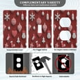 thumbnail image 5 of IAUYY Retardant PC Material Toggle Switch Switch Plate Covers Easy DIY Installation with Screws Light Switch Cover Plate Sleighs Are Full Of Fun, 5 of 9