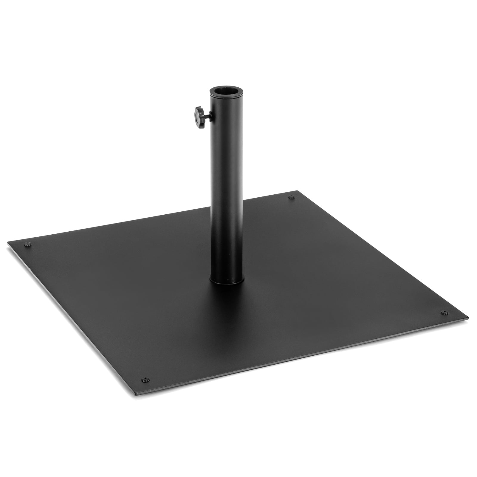 Patiojoy 40LBS Outdoor Market Umbrella Base Stand Square Umbrella Holder Black