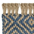 thumbnail image 5 of SAFAVIEH Natural Fiber Thomas Geometric Jute Area Rug, Tropical Blue/Natural, 2'3" x 4', 5 of 7