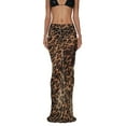 thumbnail image 2 of Musuos Women's Summer Bodycon Elegant Long Skirt  Mid Waist Leopard Print Slim Fit Skirt Casual Midi Skirt, 2 of 9