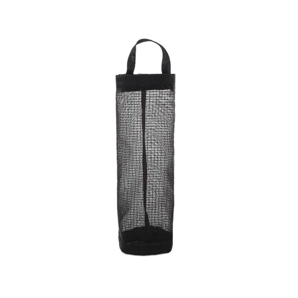 LoyGkgas New Portable Hanging Trash Garbage Bag Holder Kitchen Storage Organizer (Black