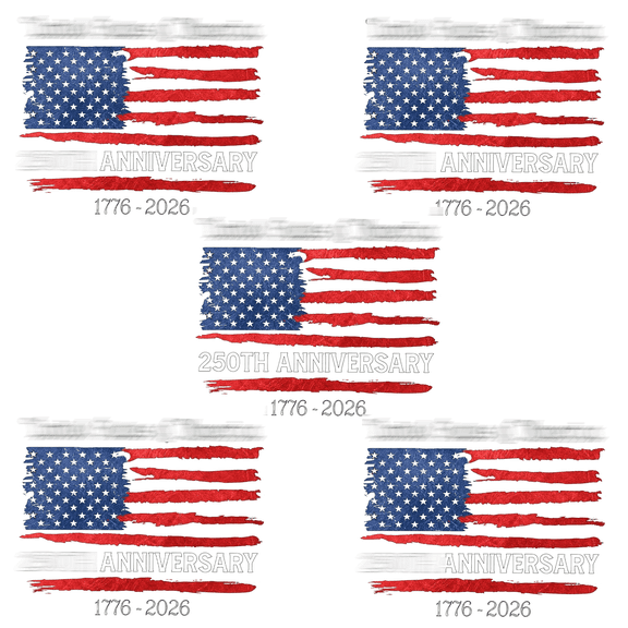 Tumao 5 PCS 4th of July Car Window Decal Sticker, Patriotic Vinyl Decal Bumper Sticker for Car Windows Tumbler Laptop Door 8"
