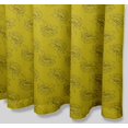 thumbnail image 4 of S4Sassy Yellow Columbine Star Floral Printed Bathroom Curtain Waterproof Shower Drapes-60 x 70 Inch, 4 of 6