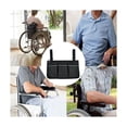 thumbnail image 5 of Bolsa lateral impermeable para silla de ruedas eléctrica universal con bolsillos (negro), 5 of 5