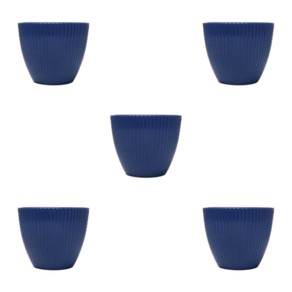Macetas con estilo Matsuzay ecológicos Azul profundo 11CM