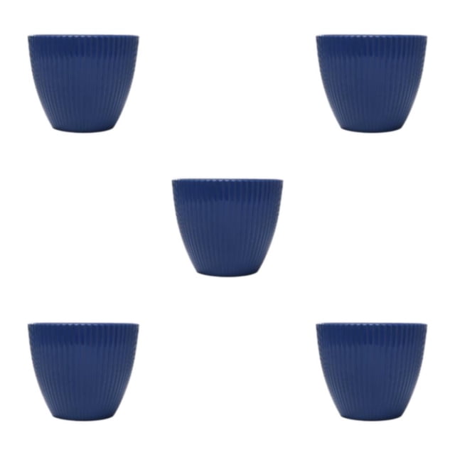 Macetas con estilo Matsuzay ecológicos Azul profundo 11CM