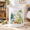 Cute Dinosaur-1, variant on Bear-1 Collapsible Linen Cotton Laundry Hamper, Large Capacity Home Storage Basket