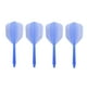 thumbnail image 1 of EeaseMX 4 plumas de dardos de hilo fino transparente, accesorio para dardos, para deportes al aire libre e interior (hilo fino y fino, azul), 1 of 7