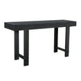 thumbnail image 2 of Jamboree Solid Wood Hand-Carved Console Table in Gray, 2 of 5