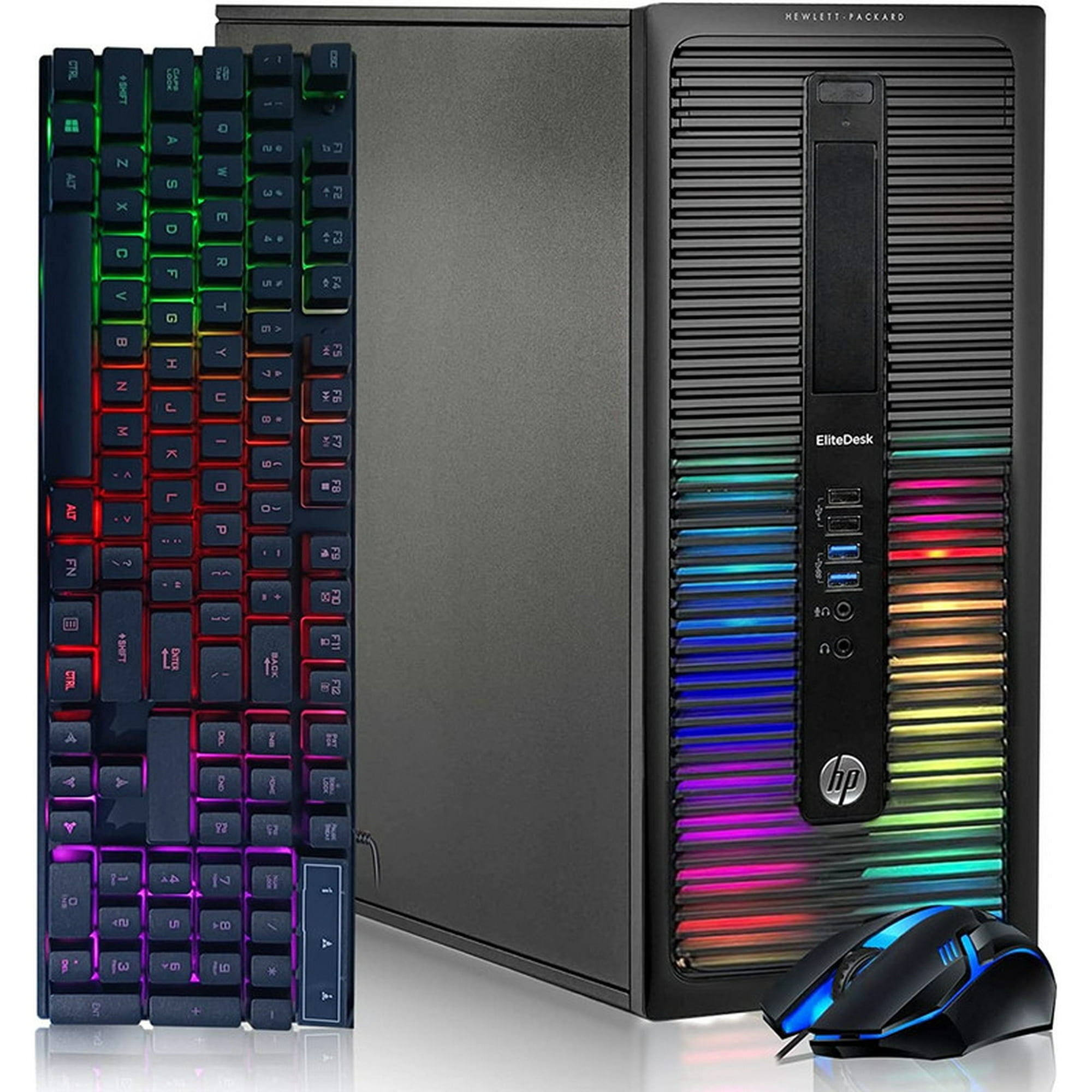 HP RGB Gaming Desktop Computer - Intel Quad I7 up to 3.9GHz, 32GB Memory,  1T SSD, GeForce GTX 1660 Super GDDR6 6G, RGB Keyboard & Mouse, WiFi &  Bluetooth 5.0, Win 10